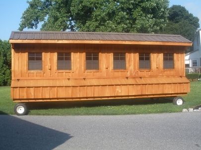 amish built small chicken coop in lancaster county pa