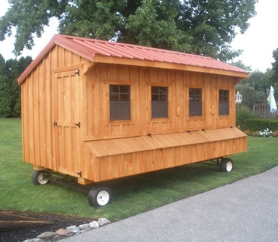 small chicken coop built by experienced amish craftsmen in lancaster pa